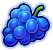 Grapes symbol on the Sunny Fruits 2 paytable