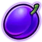 Plum symbol on the Sunny Fruits 2 paytable