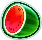 Watermelon symbol on the Sunny Fruits 2 paytable